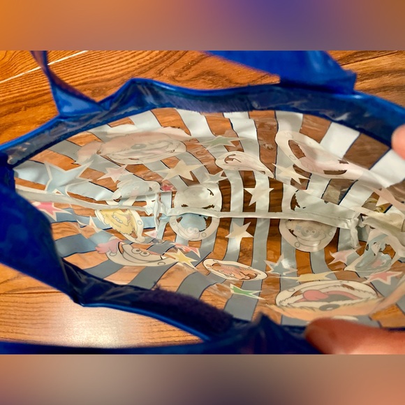 Vintage Sesame Street Plastic Tote Bag with Hook and Loop Closure - Picture 4 of 7